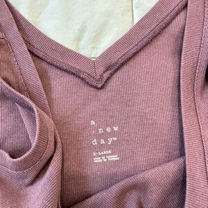 A New Day Ribbed Tank Dress w/ pockets